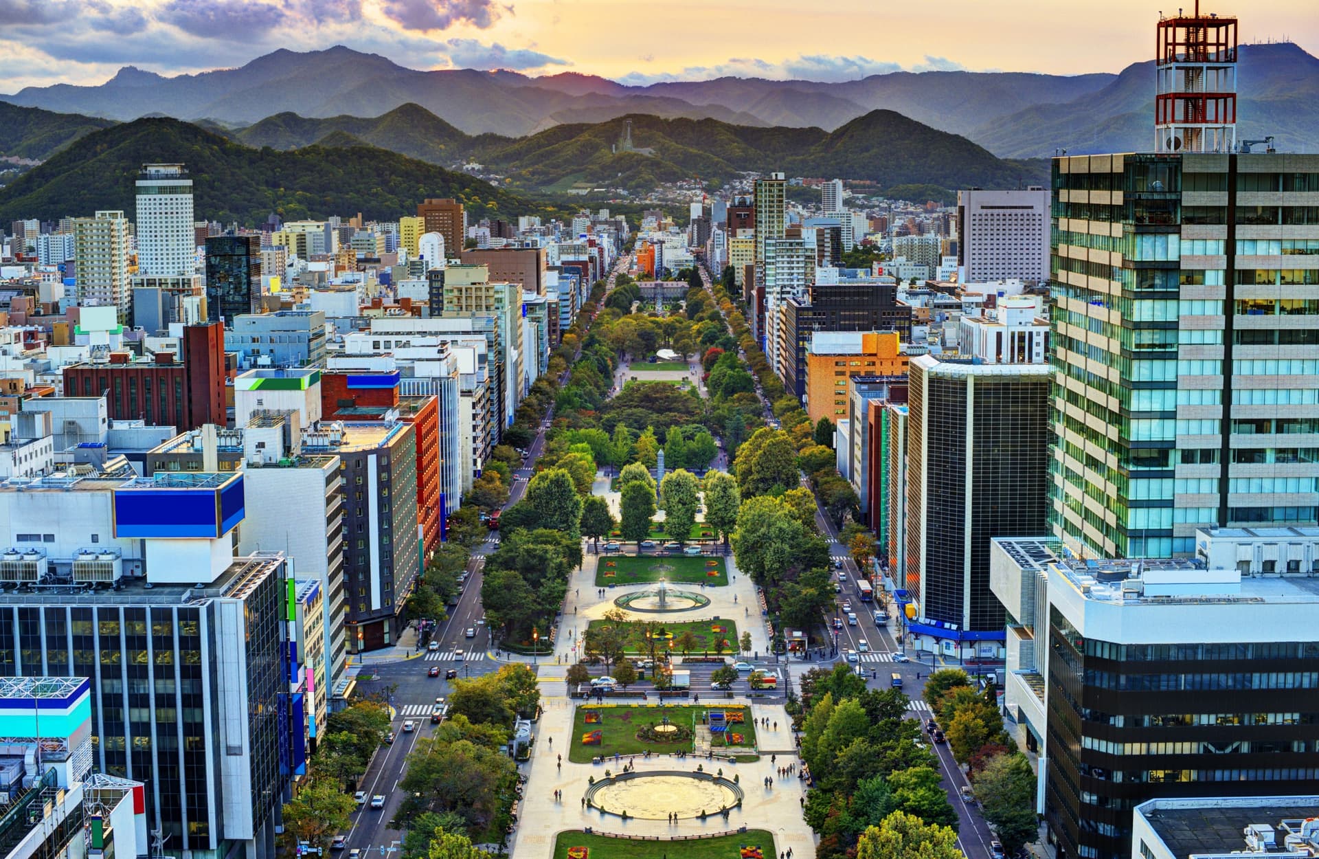 Sapporo, Stadt auf Hokkaido